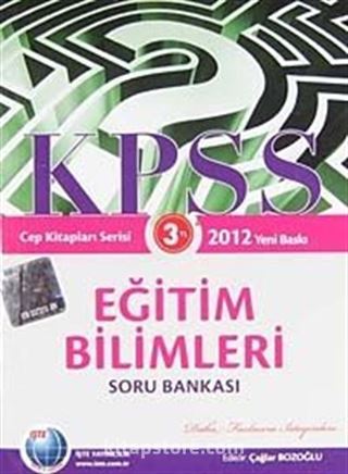 2012 KPSS Eğitim Bilimleri Soru Bankası / Cep Kitapları Serisi