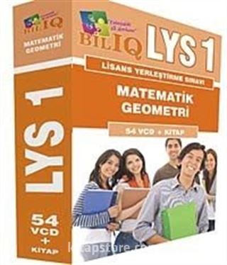 BİL IQ LYS1 Matematik- Geometri 54 VCD + Kitap