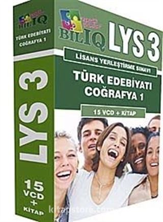 BİL IQ LYS 3 Türkçe-Çoğrafya 24 VCD + Kitap