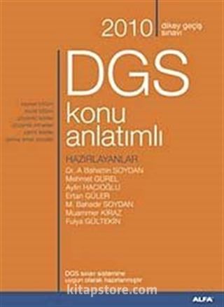 2010 DGS Konu Anlatımlı