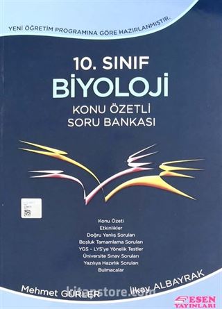 10. Sınıf Biyoloji Konu Özetli Soru Bankası