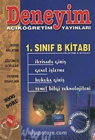 AÖF 1. Sınıf B Kitabı