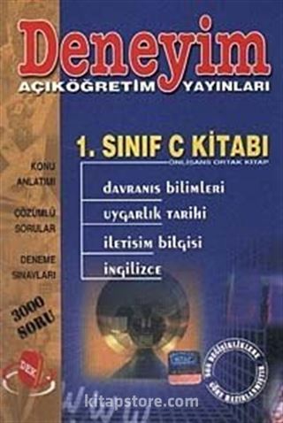 AÖF 1. Sınıf C Kitabı