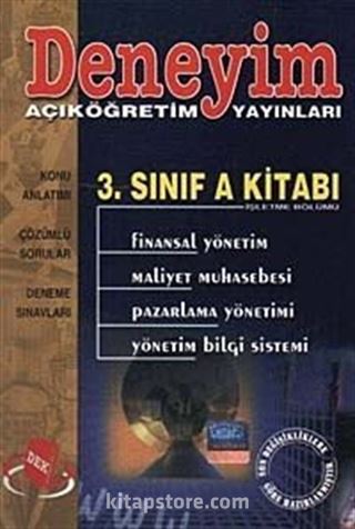 AÖF 3. Sınıf A Kitabı