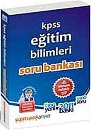 2011 KPSS Eğitim Bilimleri Soru Bankası