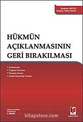 Hükmün Açıklanmasının Geri Bırakılması / Mustafa Artuç