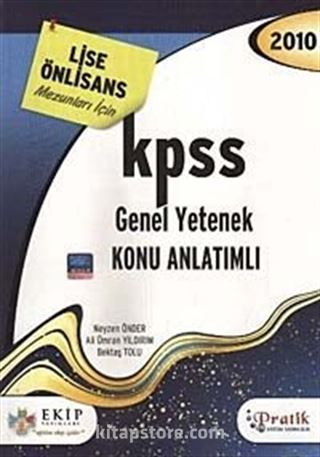 KPSS Genel Yetenek Konu Anlatımlı (Lise-Önlisans)