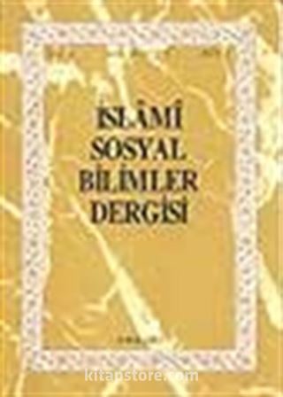 İslami Sosyal Bilimler Dergisi 1993 Cilt:1 Sayı:1