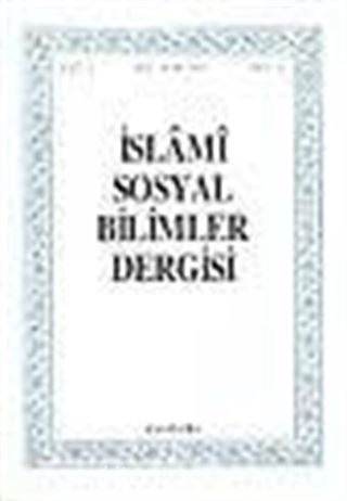 İslami Sosyal Bilimler Dergisi 1993 Cilt:1 Sayı:2