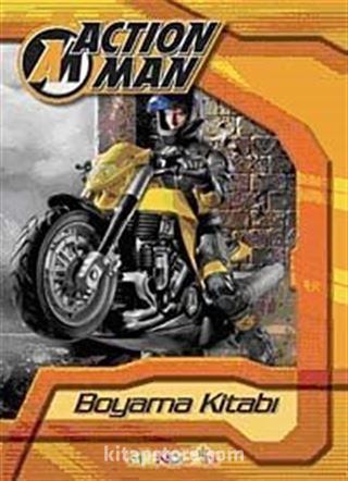 Action Man (Turuncu) Boyama Kitabı