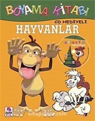 Hayvanlar / Boyama Kitabı (Cd Ekli)