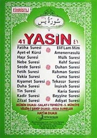 41 Yasin Fihristli (Orta Boy) Yeşil Kapak