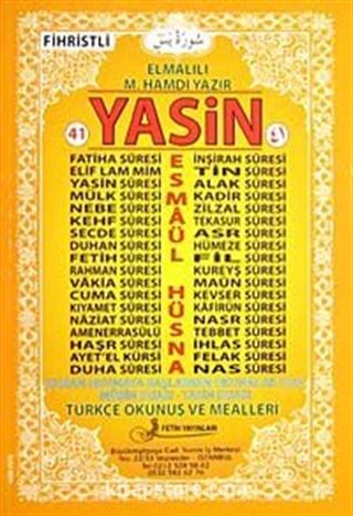 41 Yasin Fihristli (Büyük Boy) Kod:F015