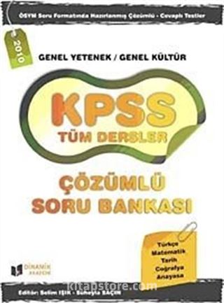 KPSS Tüm Dersler Genel Yetenek-Genel Kültür Çözümlü Soru Bankası