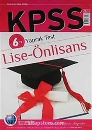 2012 KPSS Lise-Önlisans Yaprak Test