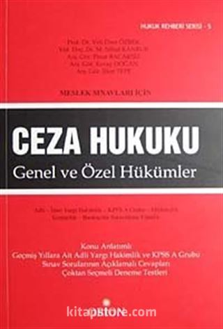 Ceza Hukuku Genel ve Özel Hükümler