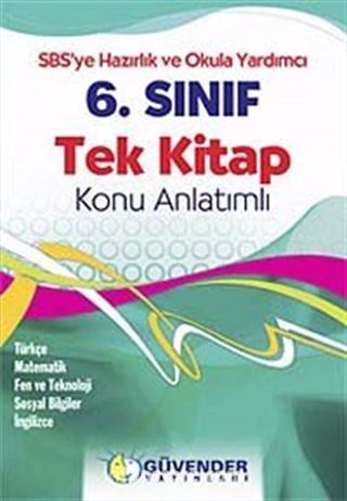 6. Sınıf Tek Kitap Konu Anlatımlı