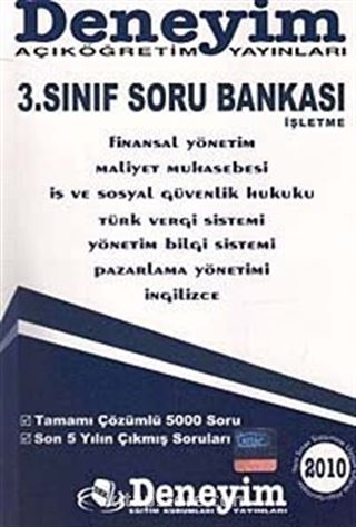 AÖF 3. Sınıf Soru Bankası (İşletme)