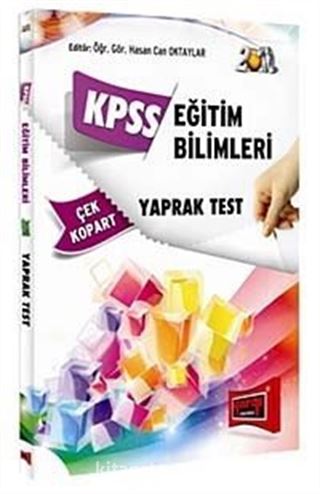 2012 KPSS Eğitim Bilimleri Çek Kopart Yaprak Test