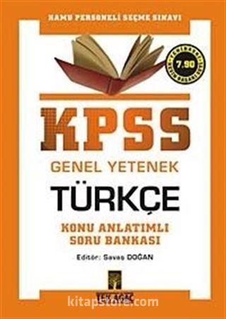 KPSS Genel Yetenek Türkçe Konu Anlatımlı Soru Bankası