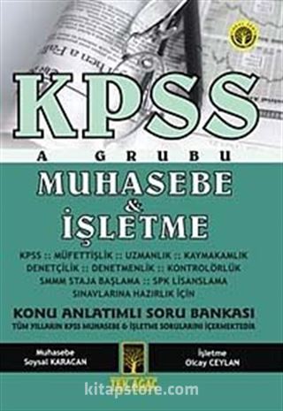 KPSS A Grubu Muhasebe-İşletme Konu Anlatımlı Soru Bankası