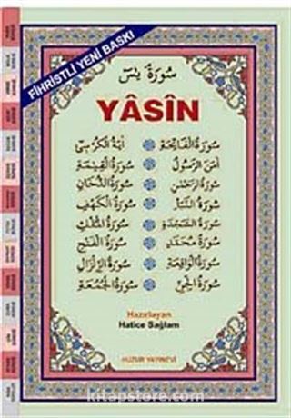 Bilgisayar Hattı Kolay Okunan Arapça Fihristli Yasin-i Şerif (Kod: 026)