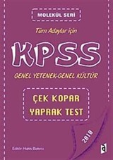 KPSS Genel Yetenek-Genel Kültür Çek Kopar Yaprak Test 2010 Türm Adaylar İçin