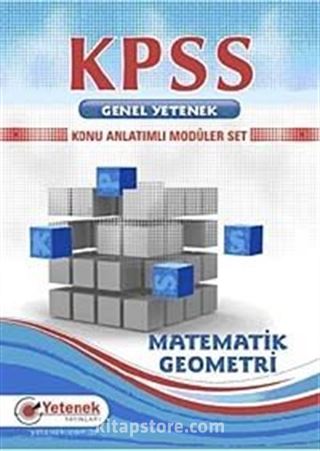 KPSS Genel Yetenek Konu Anlatımlı Modüler Set Matematik-Geometri 2010