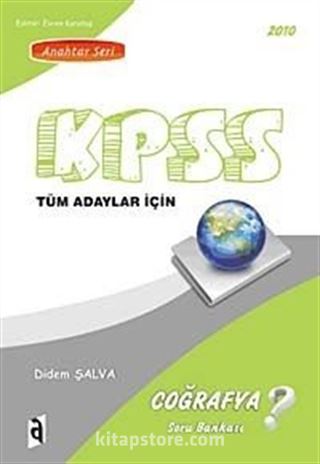 2010 KPSS Coğrafya Soru Bankası Tüm Adaylar İçin / Anahtar Seri