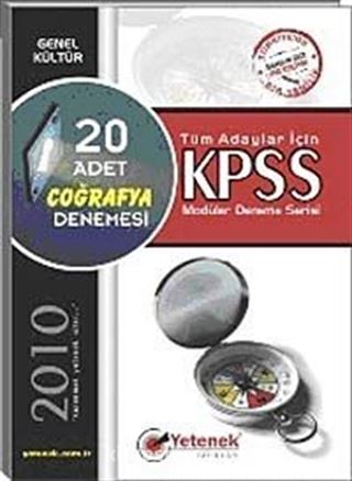 KPSS Tüm Adaylar İçin 20 Adet Coğrafya Denemesi 2010