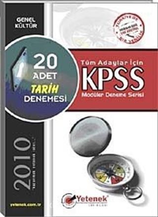 KPSS Tüm Adaylar İçin 20 Adet Tarih Denemesi 2010