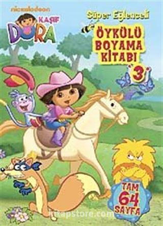 Dora-Öykülü Boyama Kitabı-3