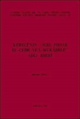 Kereci'nin İlel-Hesab El-Cebr ve'l-Mukabele Adlı Eseri