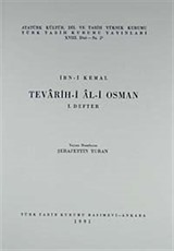 Tevarih-i Al-i Osman 1. Defter