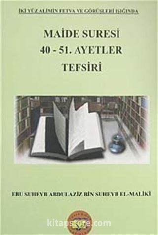 Maide Suresi 40-51 Ayetler Tefsiri