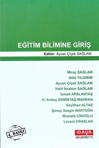 Eğitim Bilimine Giriş (Yrd. Doç. Dr. Aycan Çiçek Sağlam)