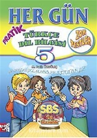 Her Gün Pratik Türkçe-Dilbilgisi Zor Testler-5 (44 Gün)