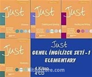 Just Genel İngilizce Seti 1 Elementary (4 Kitap+4 CD)