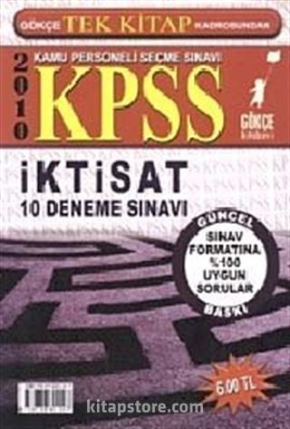 2010 KPSS İktisat 10 Deneme Sınavı