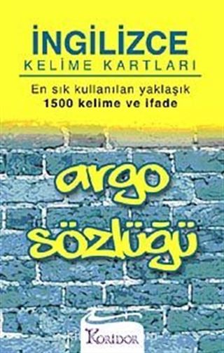 Argo Kelime Kartları (İngilizce)