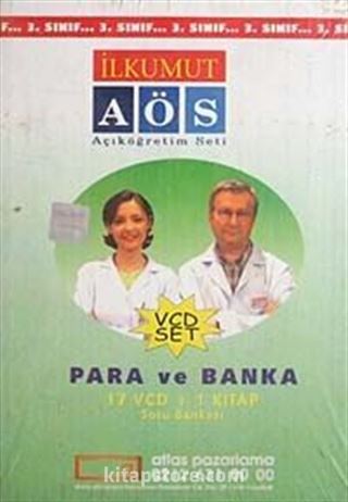 AÖS (Açıköğretim Seti) 3.Sınıf Para ve Banka 17 VCD + 1 Kitap Soru Bankası