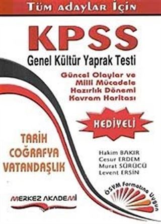 KPSS Genel Kültür Yaprak Test