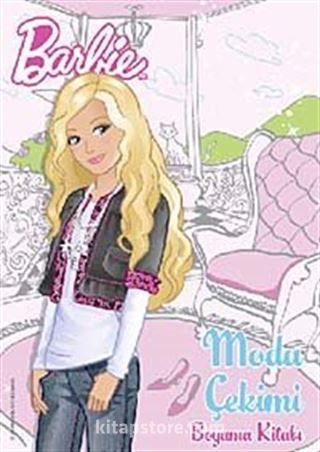 Barbie Moda Çekimi Boyama Kitabı