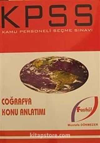 KPSS Coğrafya Konu Anlatımı