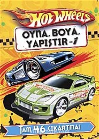 Hot Wheels Oyna Boya Yapıştır-1