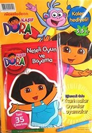 Dora-Kaşif Neşeli Oyun ve Boyama