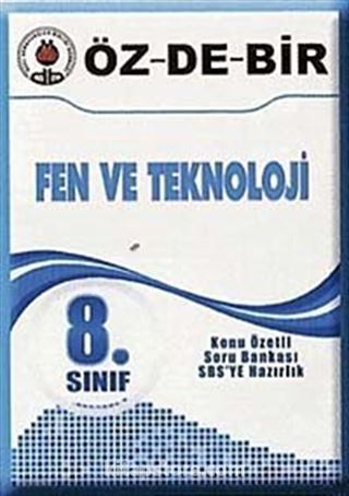 8. Sınıf Fen ve Teknoloji / Konu Özetli Soru Bankası SBS'ye Hazırlık