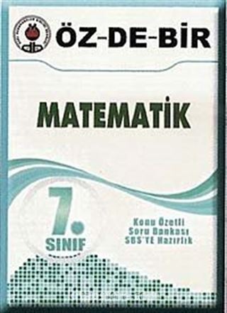 7. Sınıf Matematik / Konu Özetli Soru Bankası SBS'ye Hazırlık