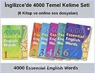 İngilizce'de 4000 Temel Kelime Seti (6 Kitap+Online Ses Dosyaları)