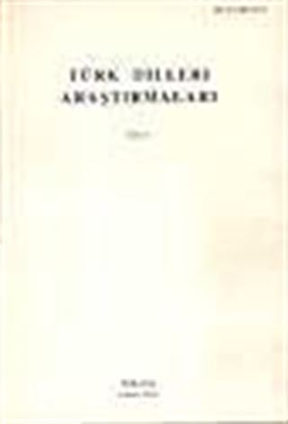Türk Dilleri Araştırmaları 1996 cilt 6